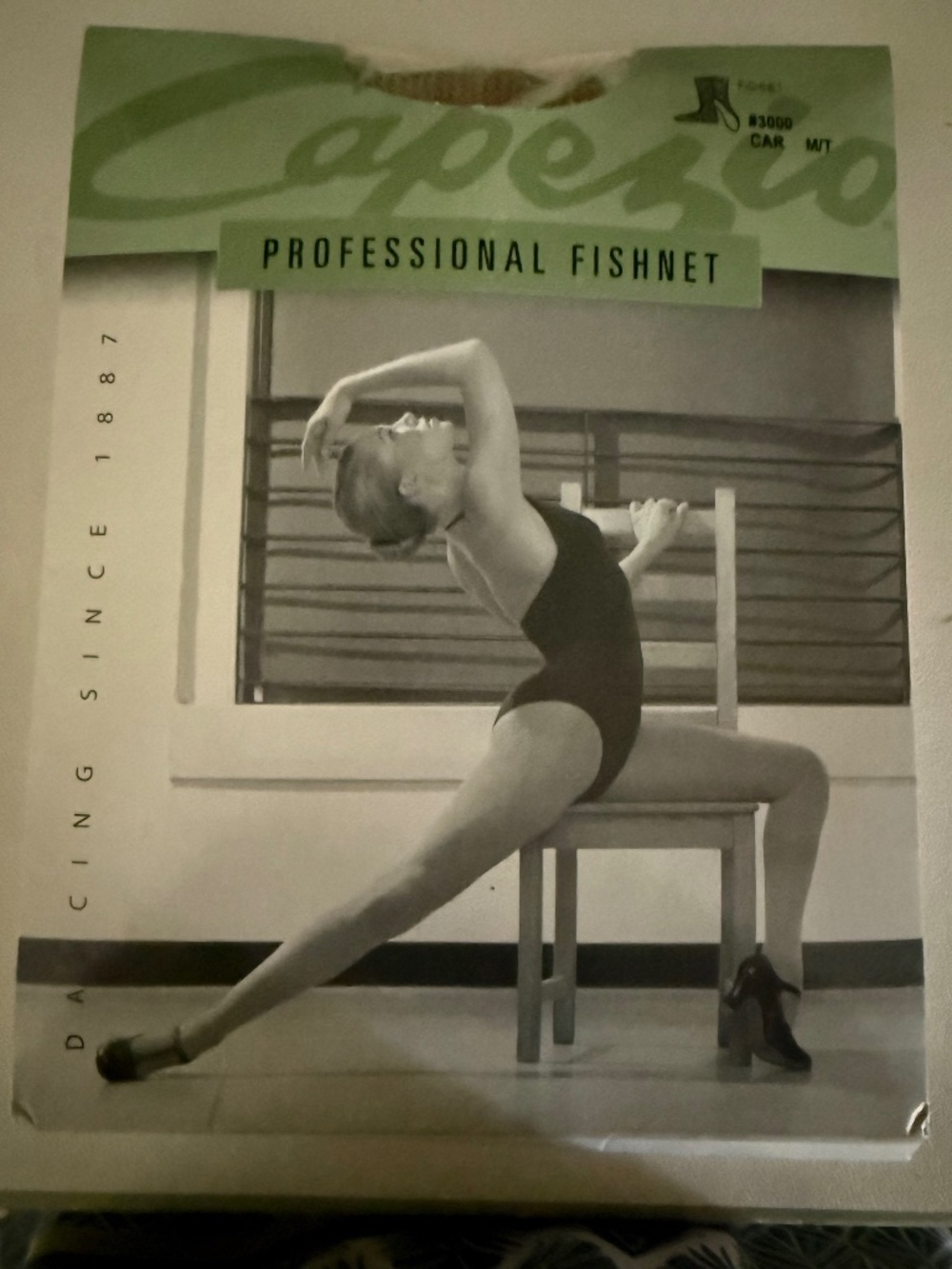 Capezio Professional Adult Size Caramel Color Medium/Tall Fishnet Tights